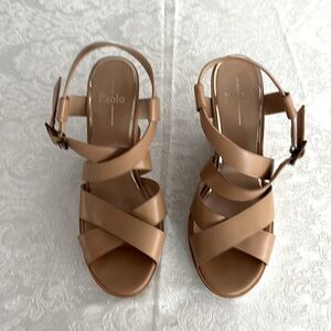 Lines Paolo Women Wedge Heels Size 9.5 M